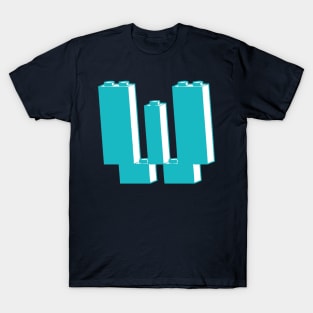 THE LETTER W, Customize My Minifig T-Shirt